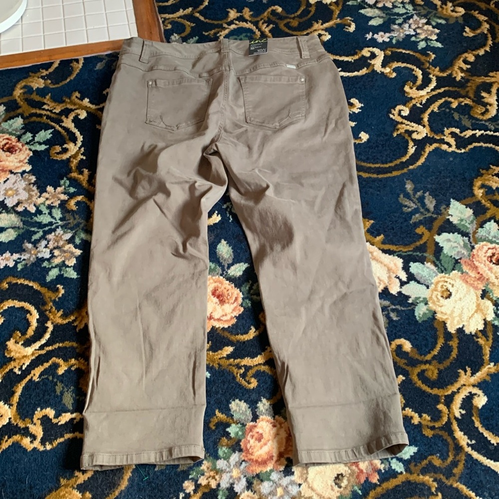 inc Straight leg slim tech fit crop plus size. NWT.